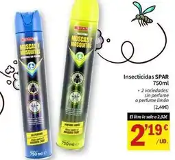 SPAR Spar - insecticidas oferta
