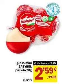 SPAR Babybel - queso mini oferta