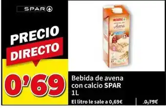 SPAR Spar - bebida de avena con calcio oferta
