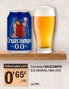 SPAR Cruzcampo - cerveza oferta
