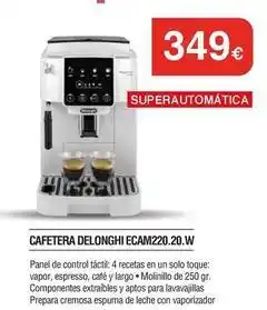 Milar Delonghi - cafetera ecam220.20.w oferta