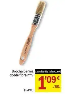 SPAR Brocha doble fibra n 9 oferta