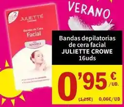 SPAR Juliette crowe - bandas depilatorias de cera facial oferta