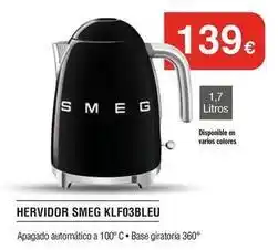 Milar Smeg - hervidor klf03bleu oferta