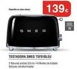 Milar Smeg - tostadora tsf01bleu oferta