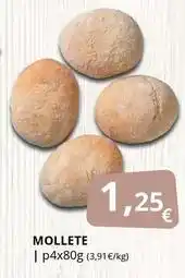 Supermercados MAS Mollete oferta