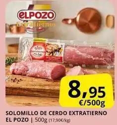 Supermercados MAS Elpozo - solomillo de cerdo extratierno oferta