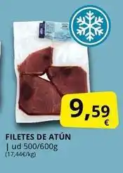 Supermercados MAS Filetes de atun oferta