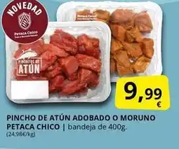 Supermercados MAS Pincho de atun adobado o moruno oferta