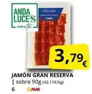 Supermercados MAS Gran reserva - jamón oferta