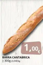 Supermercados MAS Barra cantabrica oferta
