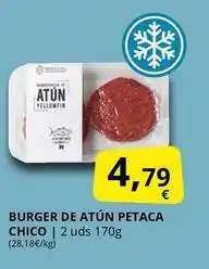 Supermercados MAS Burger de atun oferta