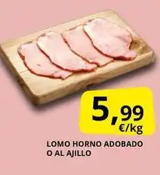 Supermercados MAS Lomo horno adobado o al ajillo oferta