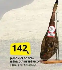Supermercados MAS Legado ibérico - jamón cebo 50% ibérico oferta