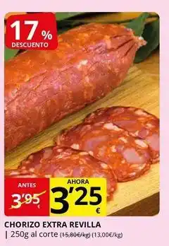 Supermercados MAS Revilla - chorizo extra oferta