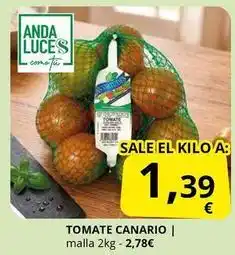 Supermercados MAS Anda - tomate canario oferta