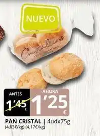Supermercados MAS Cristal - pan oferta