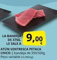 Supermercados MAS Atun ventresca petaca chico oferta