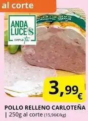 Supermercados MAS Anda - pollo relleno carloteña oferta