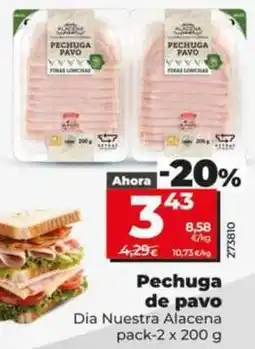 Dia Dia nuestra alacena - pechuga de pavo oferta