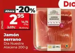 Dia Dia nuestra alacena - jamon serrano oferta