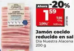 Dia Dia nuestra alacena - jamón cocido reducido en sal oferta