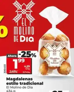 Dia El molino de dia - magdalenas estilo tradicional oferta