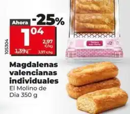 Dia El molino de dia - magdalenas valencianas individuales oferta