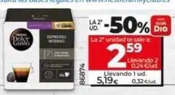 Dia Nescafé - cafe en capsulas espresso inteso oferta