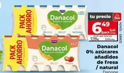 Dia Danone - danacol 0% azucares anadidos de fresa/ natural oferta