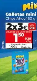 Dia Chips ahoy - galletas mini oferta