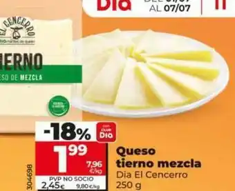 Dia Dia el cencerro - queso tierno mezcla oferta