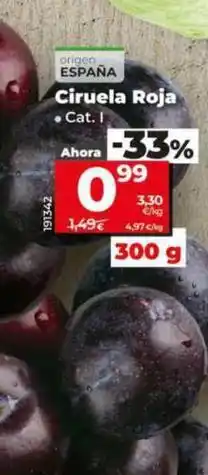 Dia Ciruela roja oferta