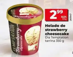 Dia Dia temptation - helado de strawberry cheesecake oferta