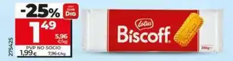 Dia Lotus - galletas biscoff caramelizadas oferta