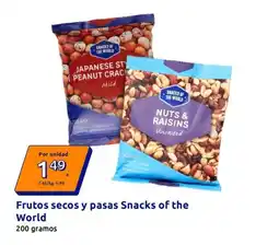 Action Snacks of the world - frutos secos y pasas oferta