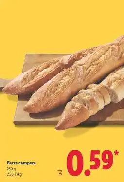 Lidl Barra campera oferta