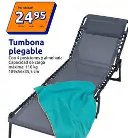 Action Tumbona plegable oferta