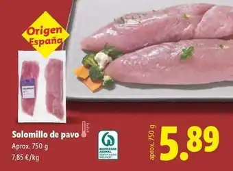 Solomillo de pavo