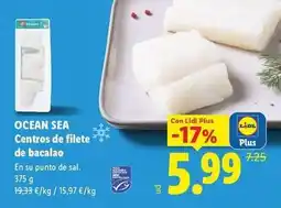 Lidl Ocean sea - centros de filete de bacalao oferta