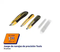 Action Juego de navajas de precision tools oferta