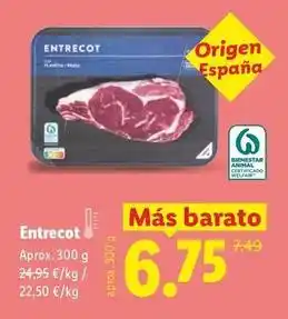 Lidl Entrecot oferta
