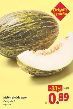 Lidl Melon piel de sapo oferta