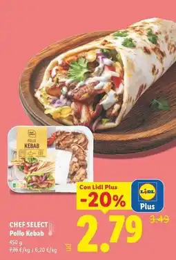 Lidl Chef select - pollo kebab oferta