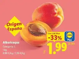 Lidl Albaricoque oferta