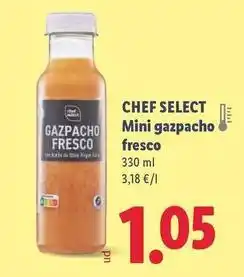 Lidl Chef select - mini gazpacho fresco oferta