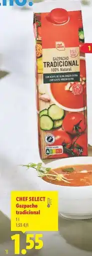 Lidl Chef select - gazpacho tradicional oferta
