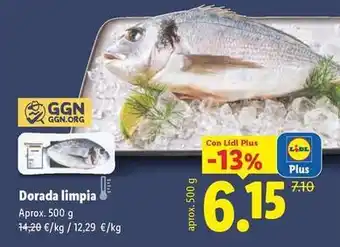 Lidl Dorada limpia oferta