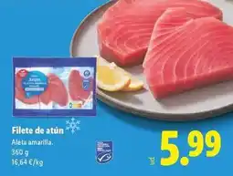 Lidl Filete de atun oferta