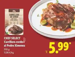 Lidl Chef select - carrillera cerdo al pedro ximenez oferta